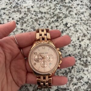 Michael Kors Gold-Tone Women's Chronograph Watch